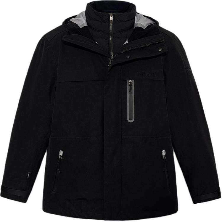 Timberland Urban Outdoors Waterproof And Windproof To Keep Warm Windbreaker Jacket Men's Black