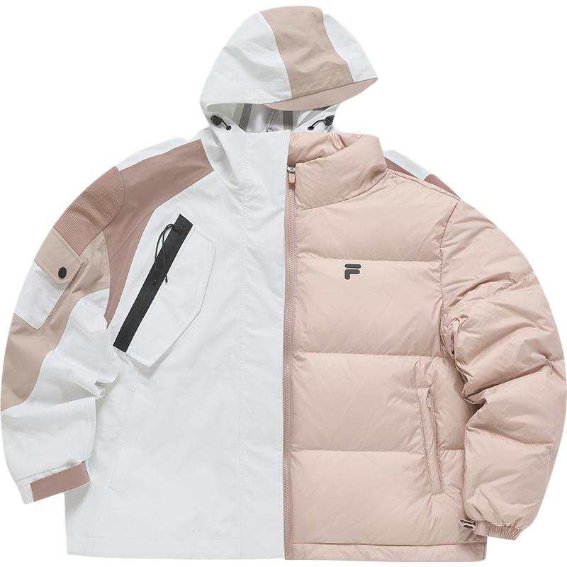 FILA FUSION X Down Jacket Unisex Standard White