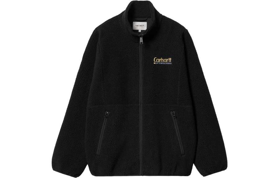 Carhartt WIP Jackets Men's Black Stand Collar Moderate Other