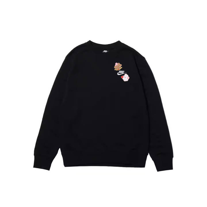 Nike Nike Sweatshirts Men's Black Crew Neck Moderate