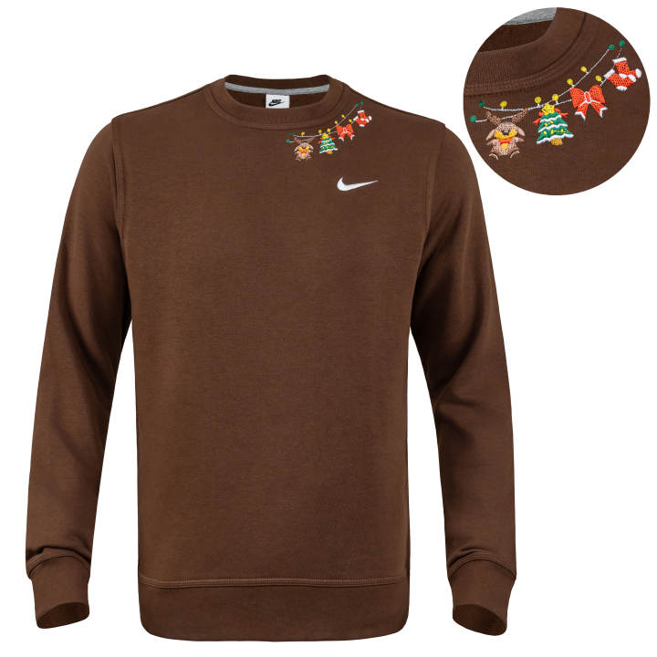Nike Nike Sweatshirts Unisex Cocoa Crew Neck Moderate Regular