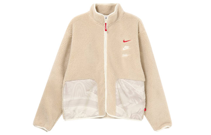 Nike Nike Velvet feel Coat Men's Beach White