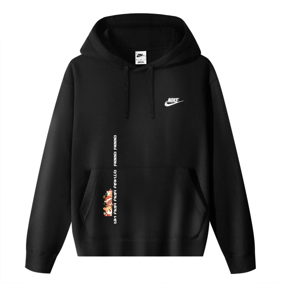 Nike Nike Sportswear Club Fleece Steal The Show Christmas Companion Thermal Pullover Fleece Lined Hooded Sports Sweatshirt