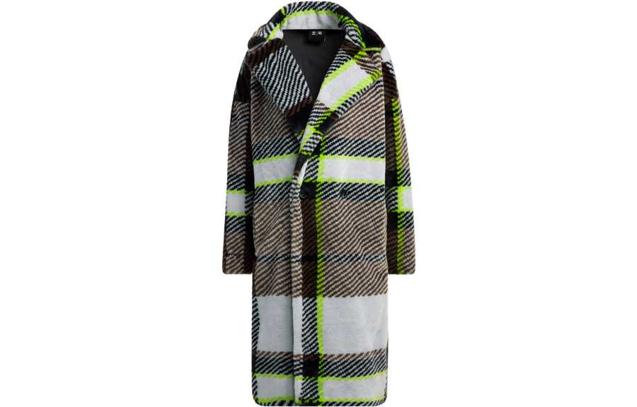 Adidas Originals Adidas Ivy Park Halls Of Ivy Kids Long Printed Faux Fur Jacket