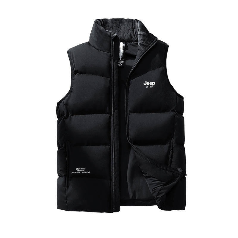 JEEP SPIRIT Down Vests Unisex Stand Collar Thickened Other