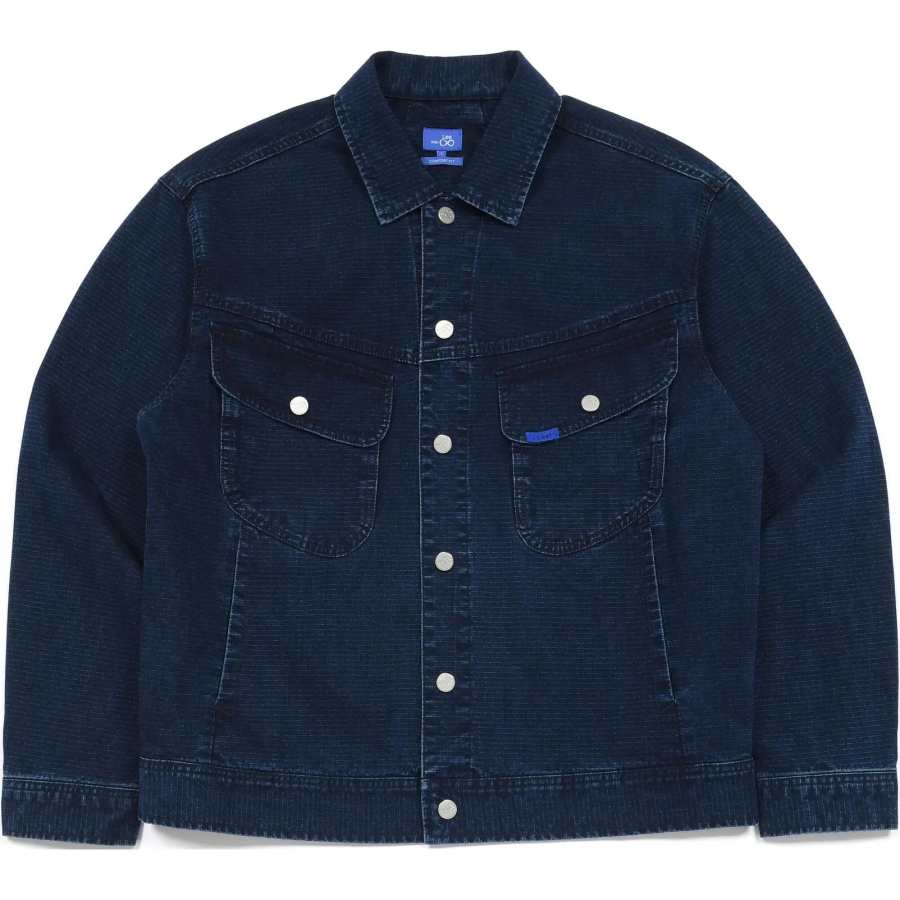 Lee Lee Denim Jacket Men's Dark Blue