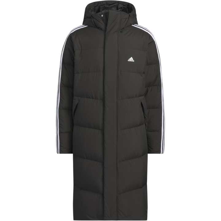 Adidas Adidas Clothing Down Jackets Men's Black Hooded Non Detachable Moderate
