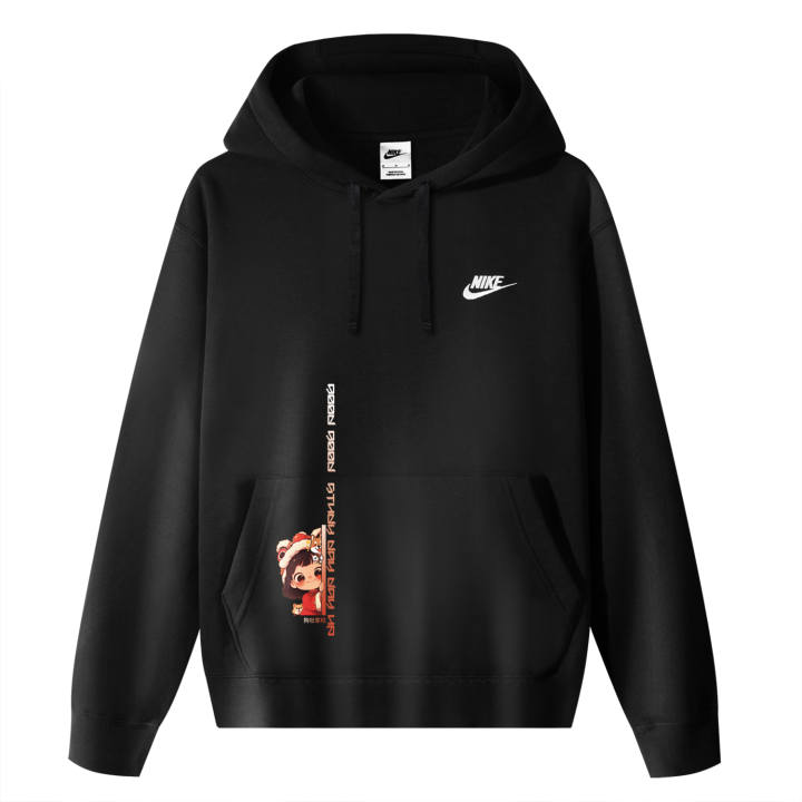 Nike Nike Sportswear ClubCNY Chinese Style Dog Strength And Prosperity Thermal Pullover Fleece Lined Hooded Long Sleeved