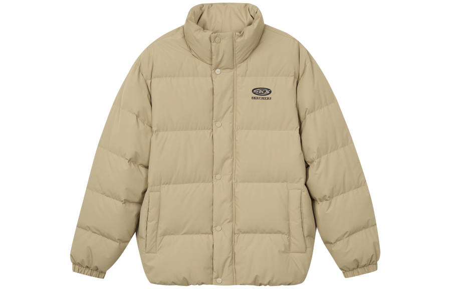 Skechers Skechers Down Jacket Unisex Khaki