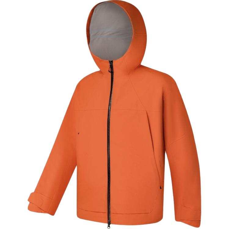 FILA Fitness Waterproof, Windproof, Breathable, And Abrasion Resistant Windbreaker Jacket Unisex Vintage Orange