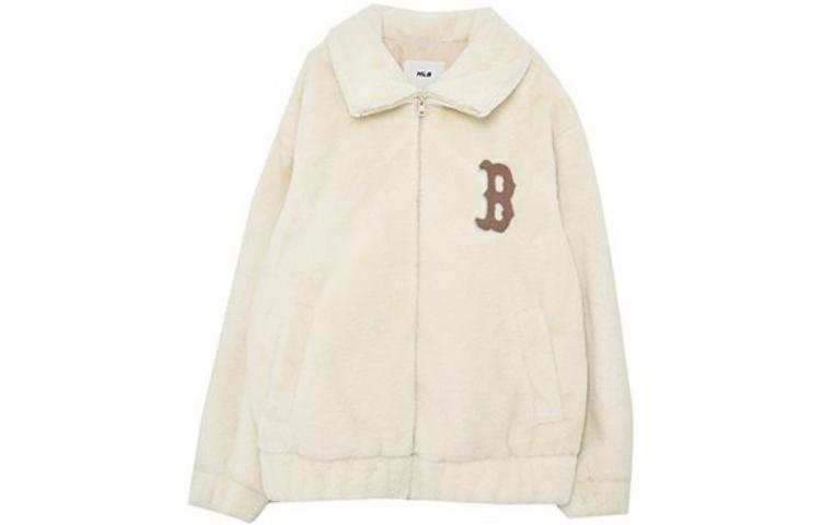 MLB MLB Velvet Jackets Unisex Light Beige Lapel Moderate