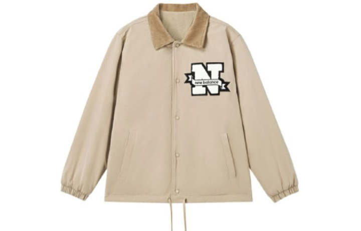 New Balance New Balance Jackets Men's Khaki Lapel Moderate Reversible