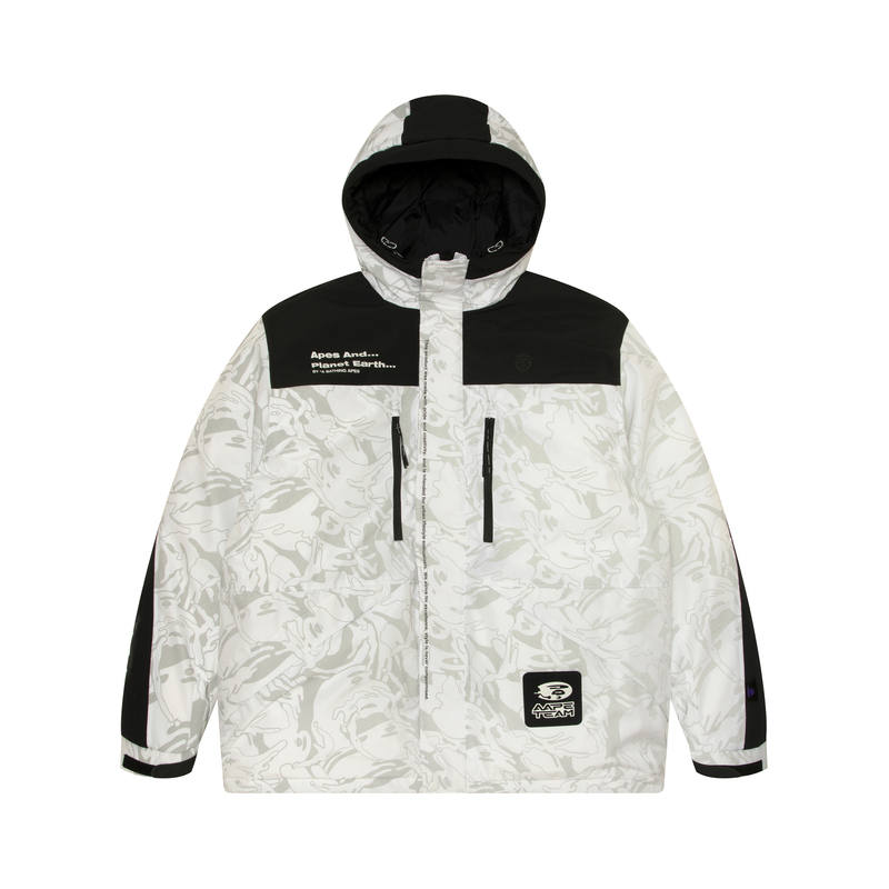 Aape Aape Graphic-print Hooded Jacket