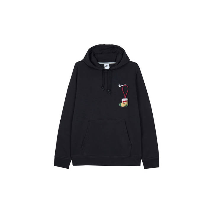 Nike Nike Sweatshirts Men's Black Hooded Thickened Regular