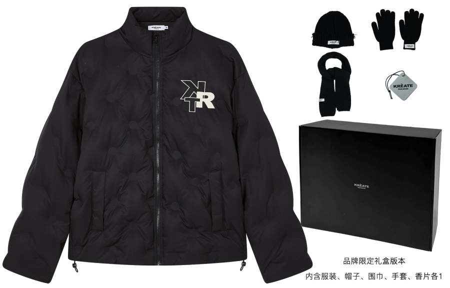 KREATE KREATE Down Jackets Unisex Stand Collar Thickened