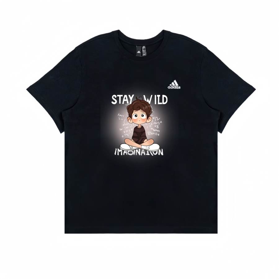 Adidas Adidas T Shirts Unisex Black Crew Neck Moderate Straight Fit