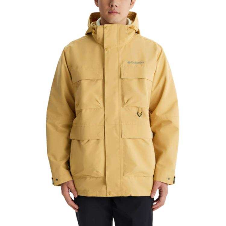 Columbia Transit Waterproof And Warm Windbreaker Jacket Men's Yellow