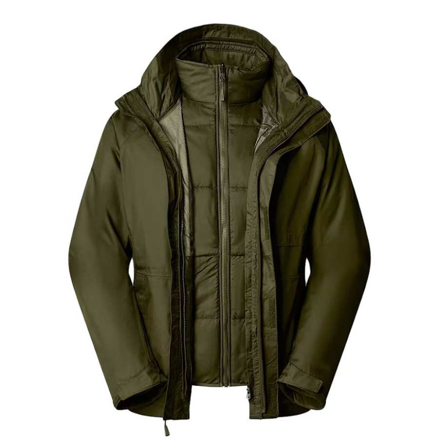 THE NORTH FACE Modis Triclimate Jackets & Coats Men's Forest Olive/Black Currant