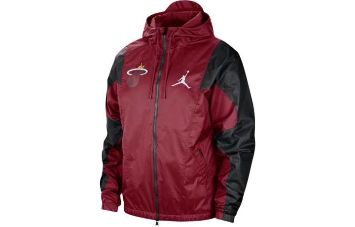Nike Nike X NBA Jackets Men's Red Hooded Moderate Other