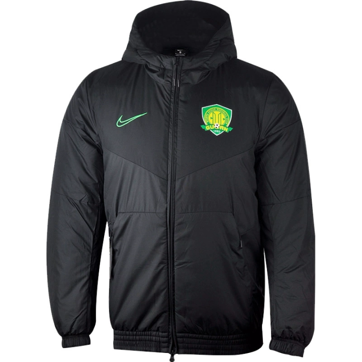 Nike Nike Puffer Jackets Men's Black Hooded Moderate Puffer Jacket