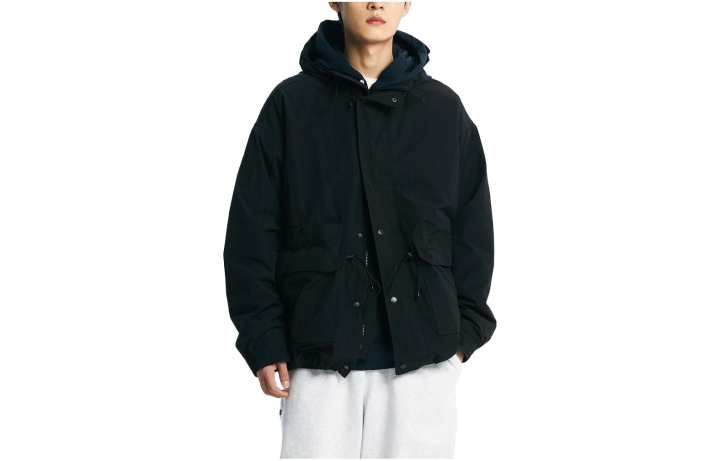 New Balance New Balance Jackets Men's Black Hooded Moderate Other
