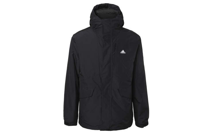 Adidas Adidas Down Jackets Men's Black Hooded Moderate