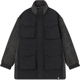 MERRELL Jackets Unisex Black Lapel Moderate Other