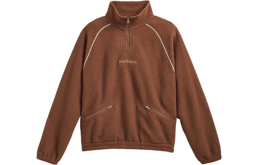 New Balance New Balance X Auralee New Balance X AURALEE Velvet Jackets Men's Brown Stand Collar Moderate