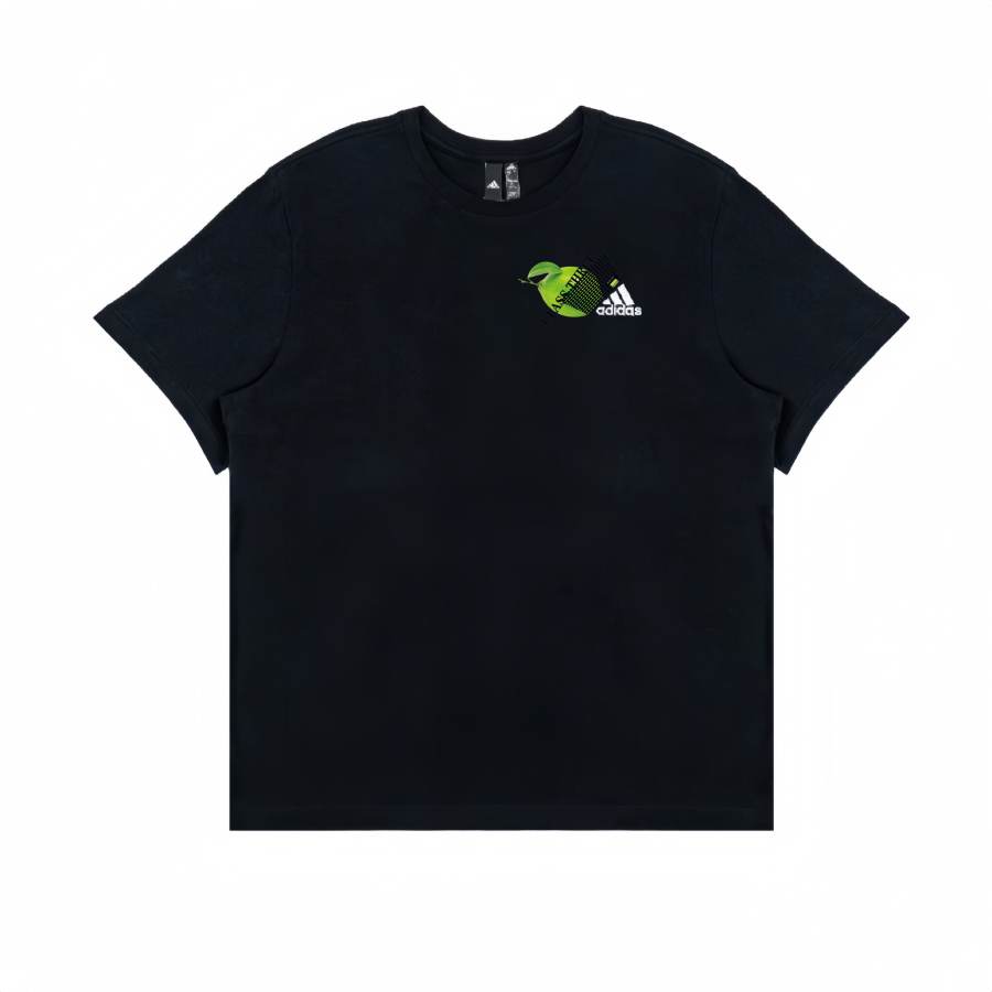 Adidas Adidas T Shirts Unisex Black Crew Neck Moderate Straight Fit