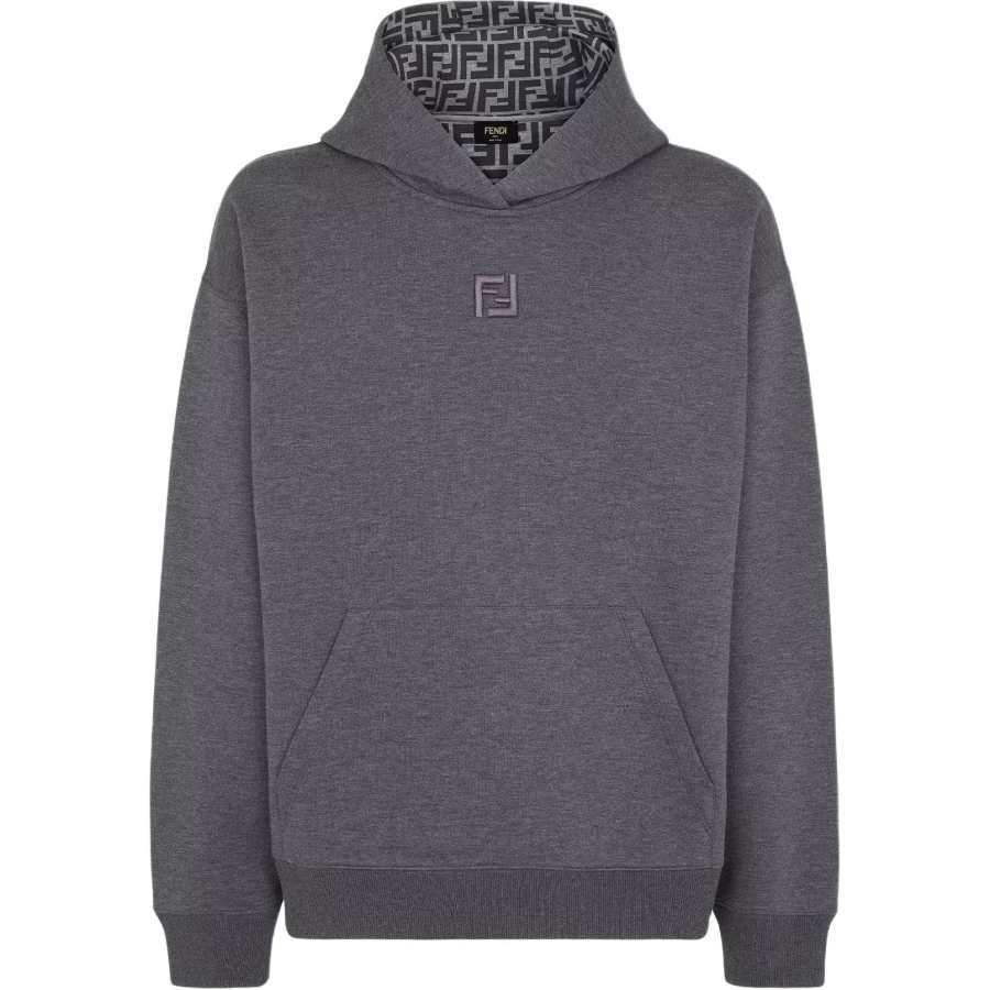 FENDI Embroidered logo Hoodie