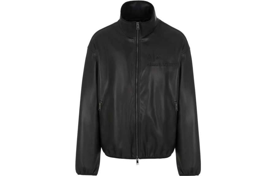 ARMANI EXCHANGE 【Previous Season】logo-embroidered zip-up jacket