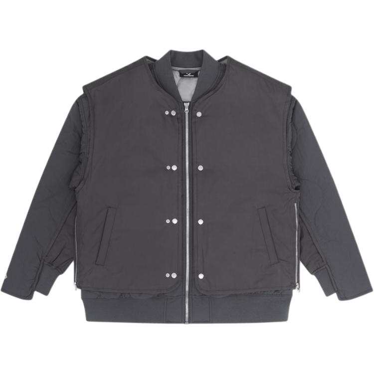 Converse Converse Jackets Men's Gray Stand Collar Moderate Other