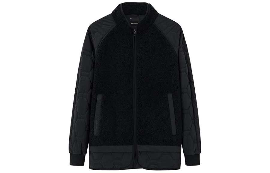 ANTA Jackets Unisex Black Stand Collar Thickened Other