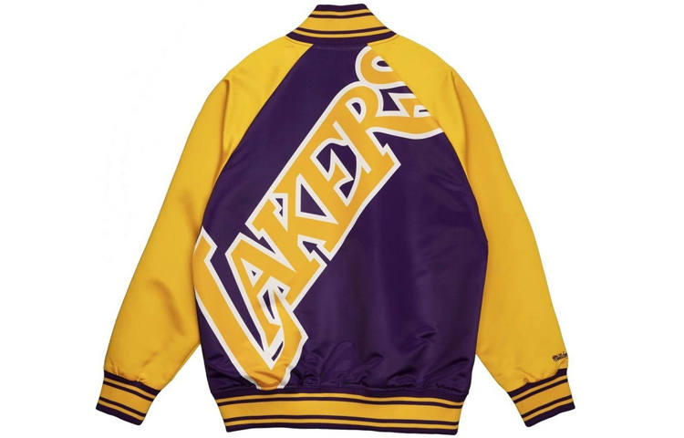 Mitchell Ness Mitchell Ness Baseball Jacket Men's Purple