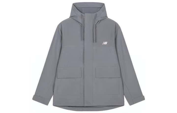 New Balance New Balance Puffer Jackets Men's Gray Hooded Moderate Other