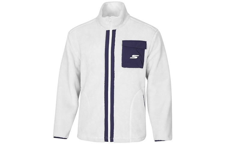 Skechers Velvet Jackets Unisex Stand Collar Moderate