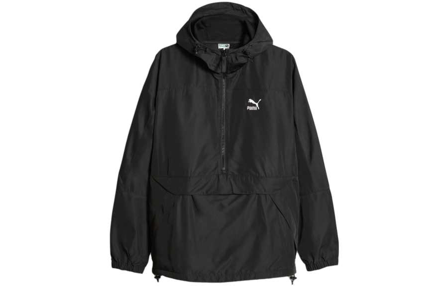 PUMA Jackets Men's Black Hooded Moderate Other