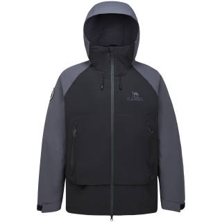 QIE x CAMEL, Waterproof And Windproof Windbreaker Jacket Unisex