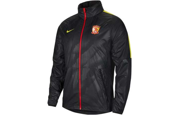 Nike Nike Jackets Men's Black/Osprey Yellow/Sports Red/Osprey Yellow Stand Collar Moderate Other