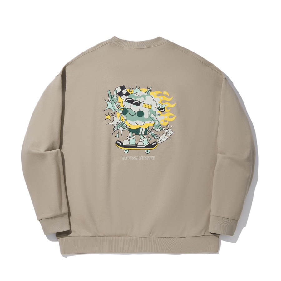 Li-Ning Li Ning Sweatshirt Men's Coffee Foam Umber