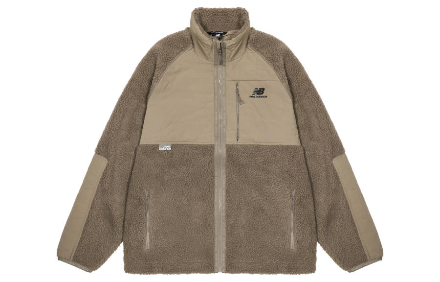 New Balance New Balance Velvet Jackets Men's Brown Stand Collar Moderate