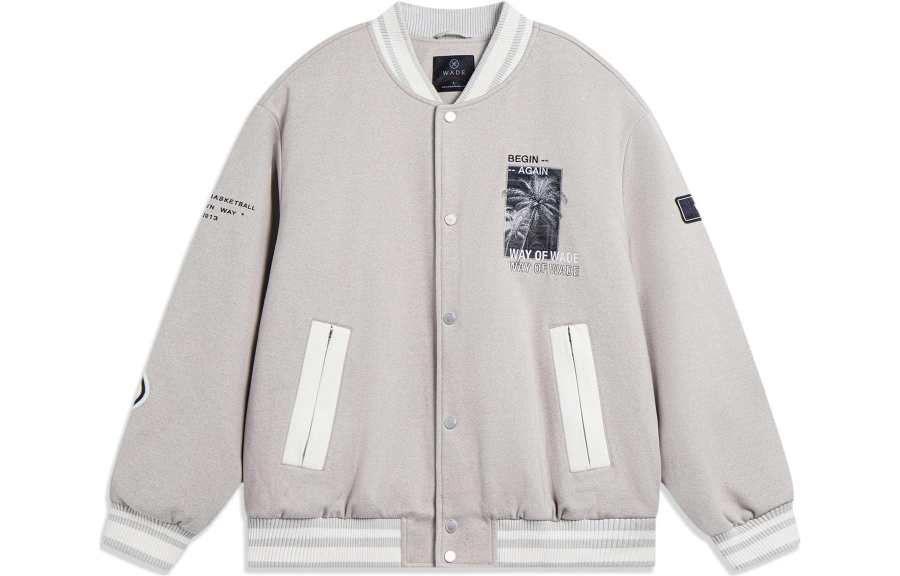Li-Ning Li Ning Jacket Puffer Jacket Men's Heather Gray Stone Gray