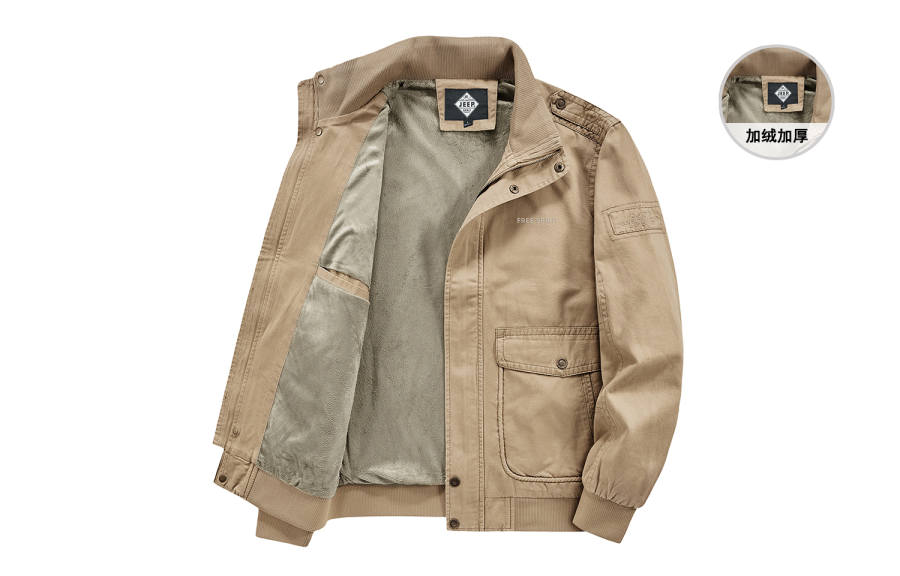 JEEP SPIRIT Jackets Unisex Stand Collar Moderate Other
