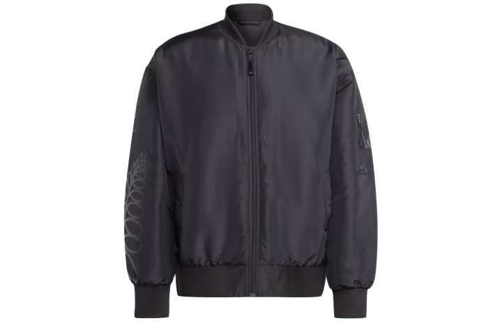 Adidas Adidas Puffer Jackets Men's Black Baseball Collar Moderate Puffer Jacket