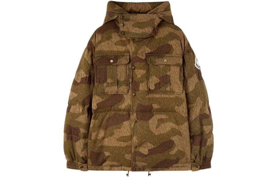 MONCLER GENIUS Moncler X Palm Angels Mandelbrot Short Down Jacket