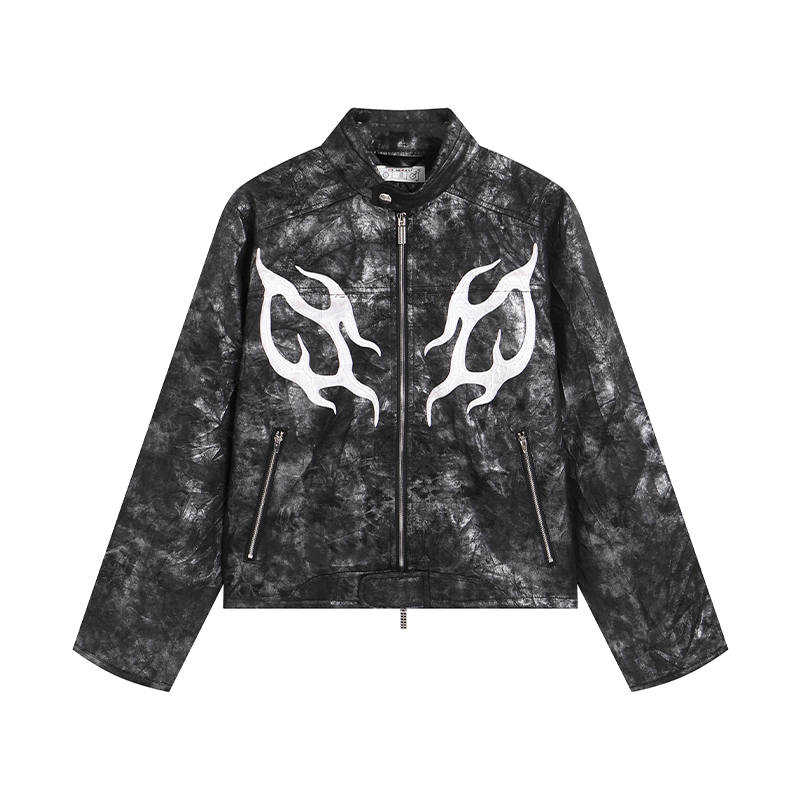 DND4DES Jackets Unisex Black Stand Collar Moderate Other