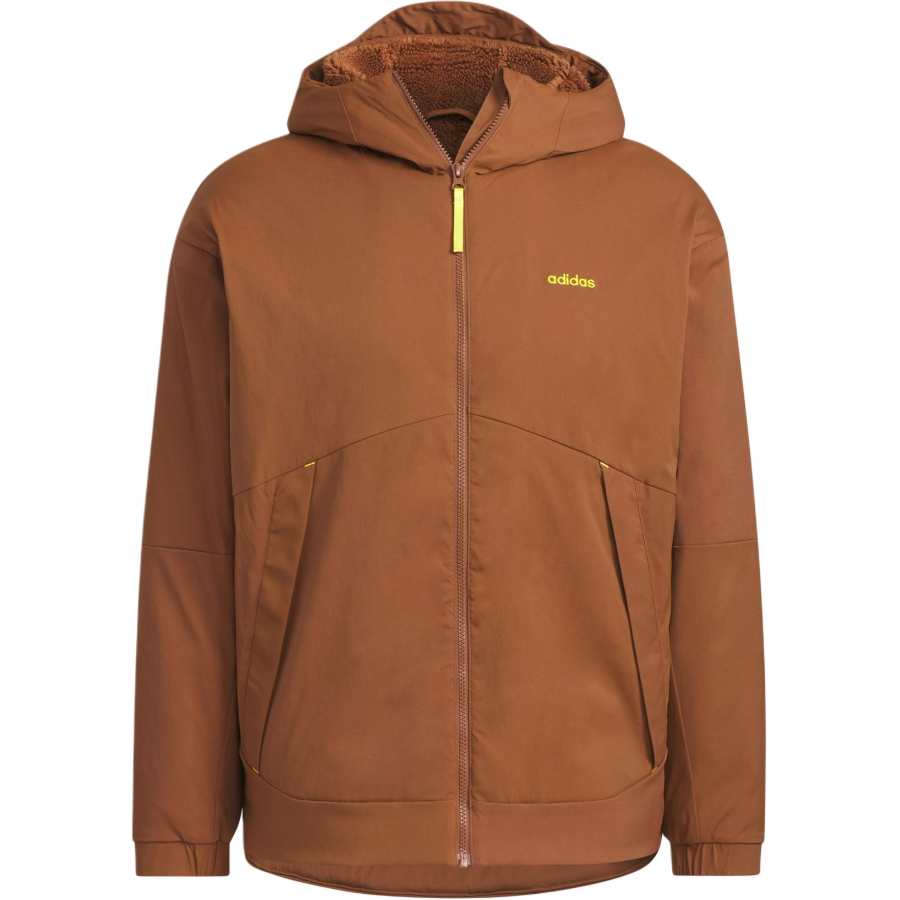 Adidas Adidas U SPA FZ HD Jackets & Coats Unisex Dark Brown