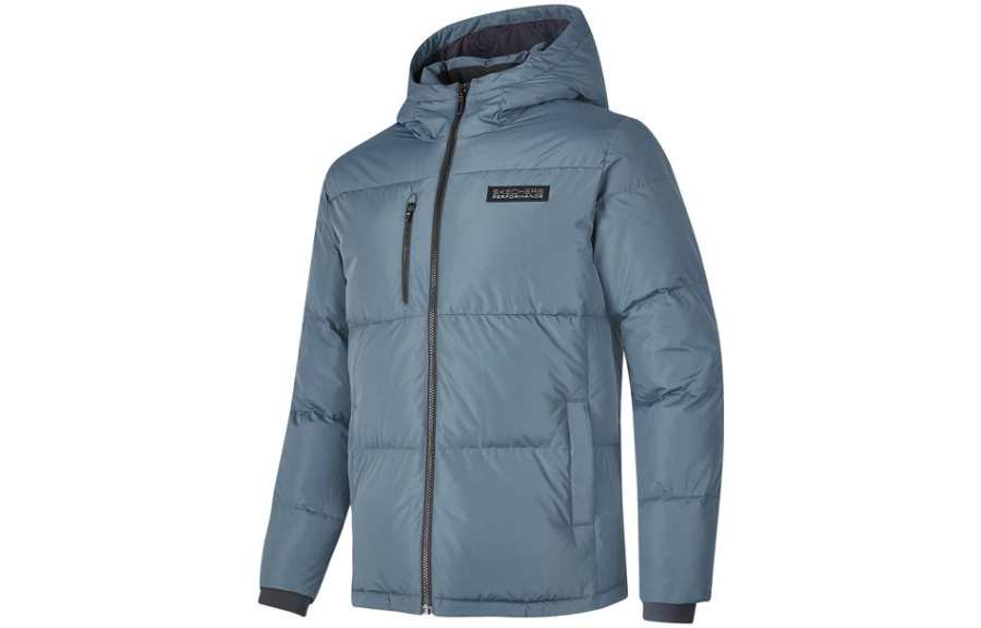 Skechers Skechers Down Jacket Men's Shadow Gray