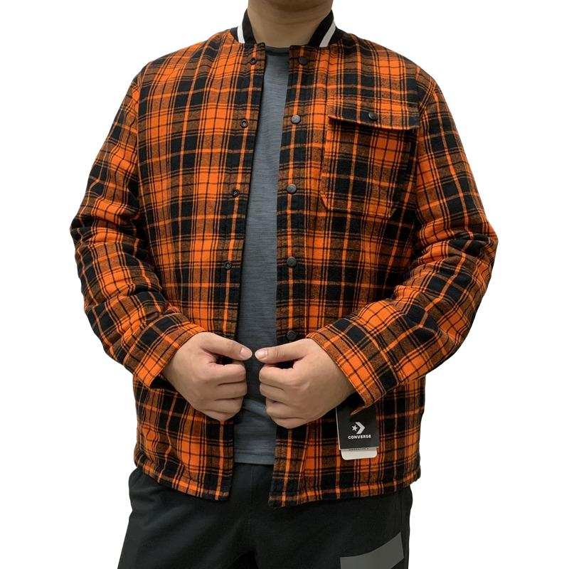 Converse Converse Quilted Jackets & Coats Men's Orange