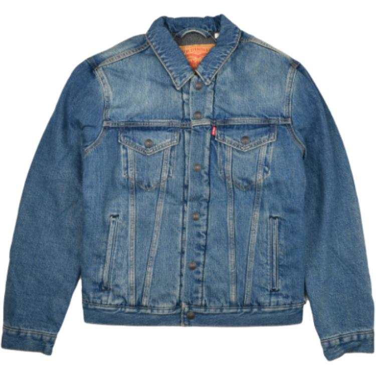 Levis Levis Denim Jackets Men's Blue Lapel Moderate Other